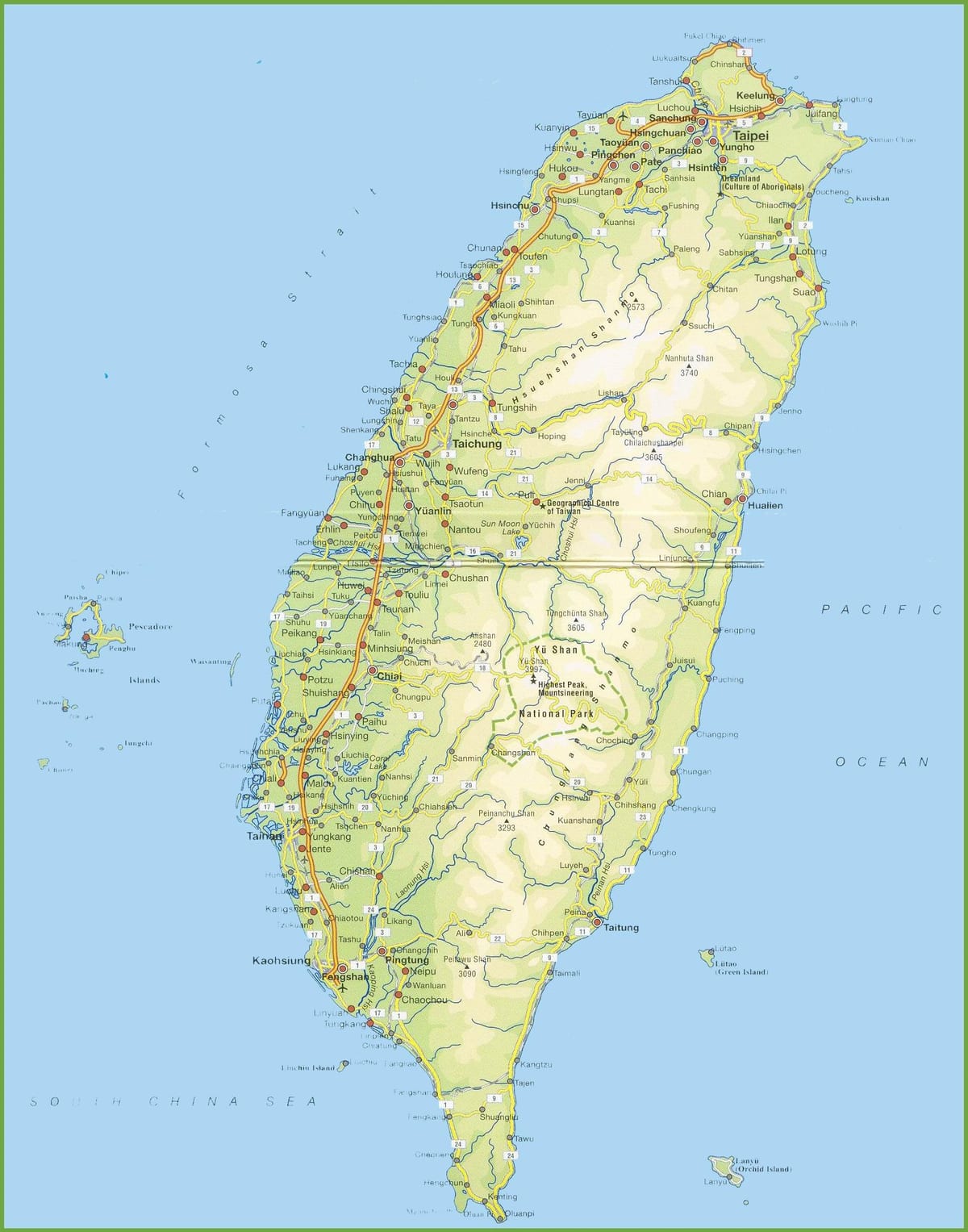 ನಕ್ಷೆ ಥೈವಾನ್ ಆಫ್ಲೈನ್