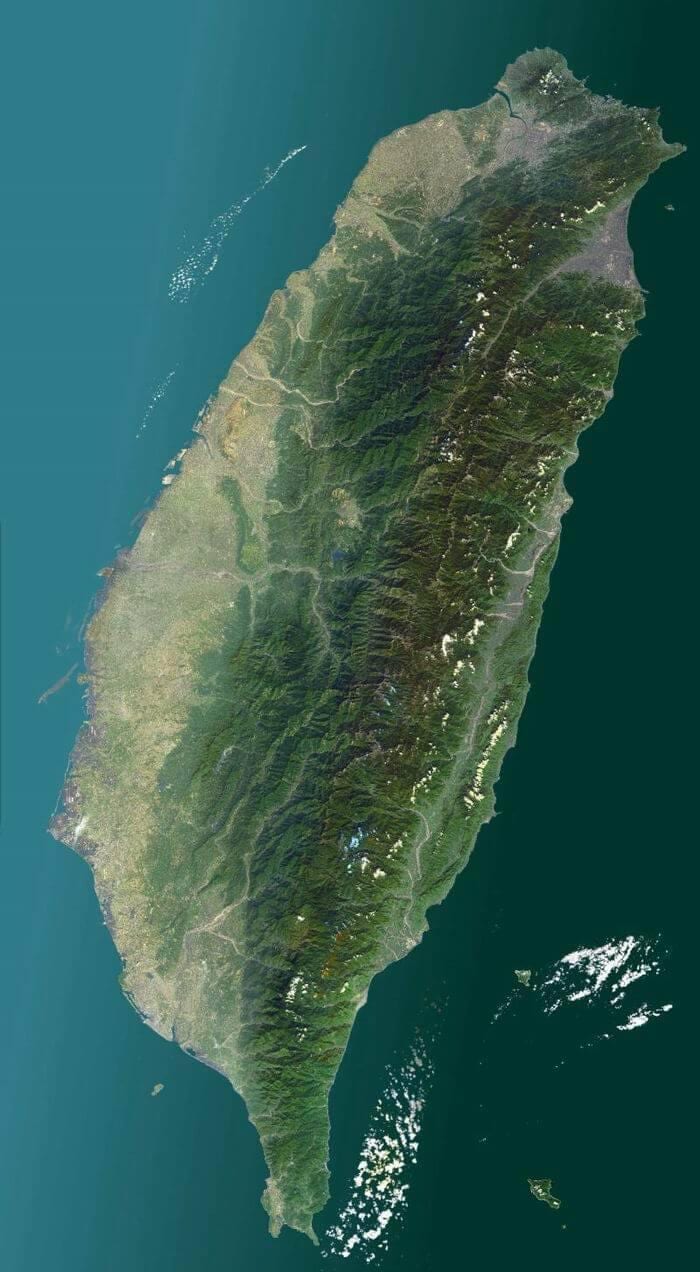 ನಕ್ಷೆ ಥೈವಾನ್ ಉಪಗ್ರಹ