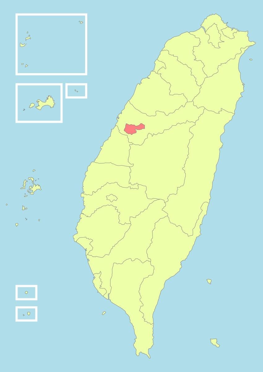 ನಕ್ಷೆ taichung ತೈವಾನ್
