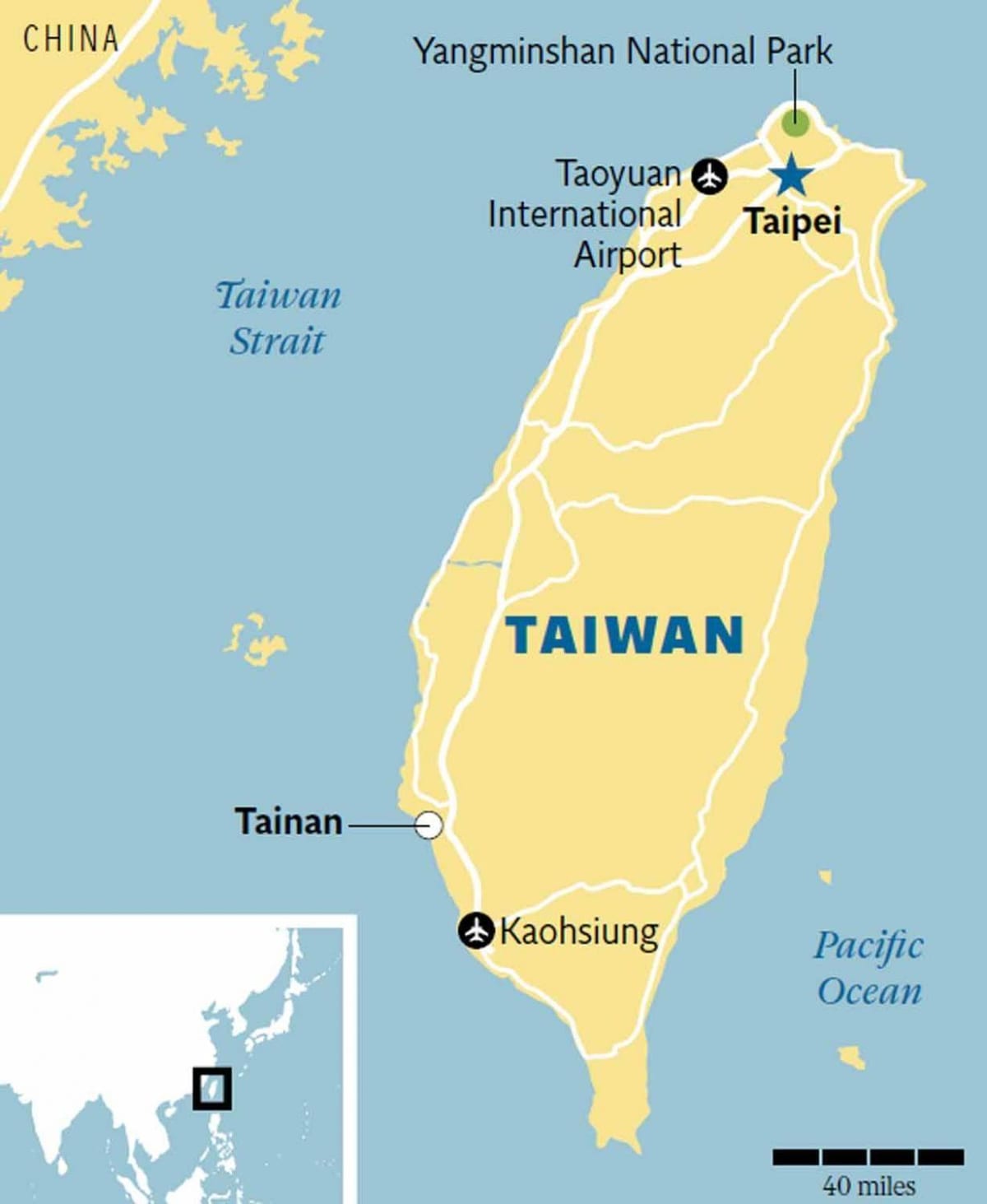 ನಕ್ಷೆ tainan ನಗರ ತೈವಾನ್