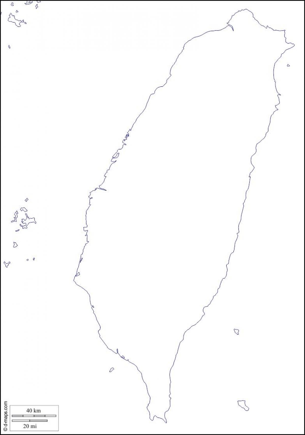 ನಕ್ಷೆ ಥೈವಾನ್ ಖಾಲಿ